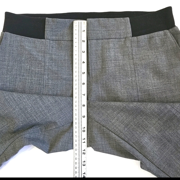 The ATHLETA Women's Gray Sz 12P Tapered  Wool Blend Casual Versatile Dress Pants - Picture 5 of 15
